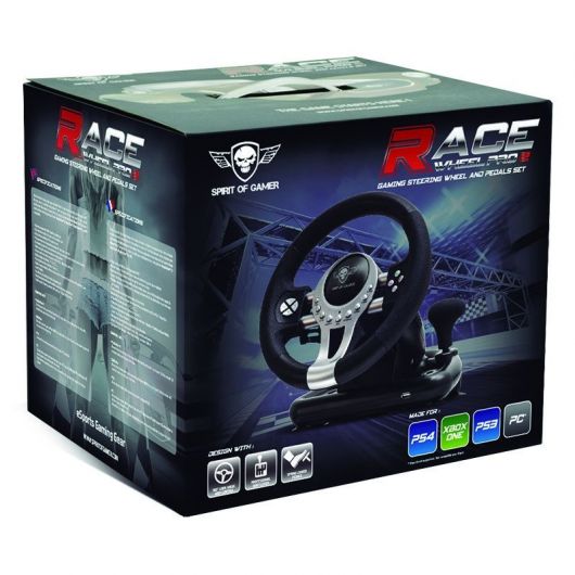Volante con Pedales Spirit of Gamer Race PRO Wheel 2 5 Volante con Pedales Spirit of Gamer Race PRO Wheel 2