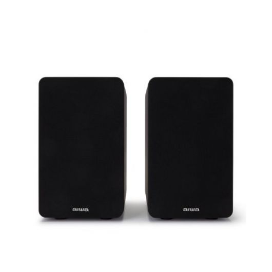 Aiwa SP-A100 Negro Altavoces 2.0 HiFi Pasivos 2x70W Rms Conectores Chapados en Oro