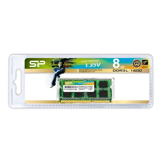 Memoria RAM Silicon Power 8GB DDR3L SO-DIMM 1x8GB 1600MHz PC3L-12800 2 Memoria RAM Silicon Power 8GB DDR3L SO-DIMM 1x8GB 1600MHz PC3L-12800