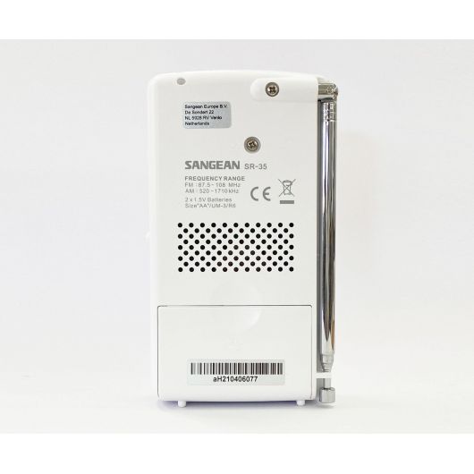 Sangean SR-35 Radio Portátil Blanca 10 Sangean SR-35 Radio Portátil Blanca