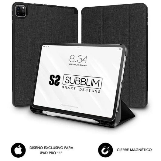 Funda Subblim Shock Case para Tablet iPad Pro 11' 2020/ Negra