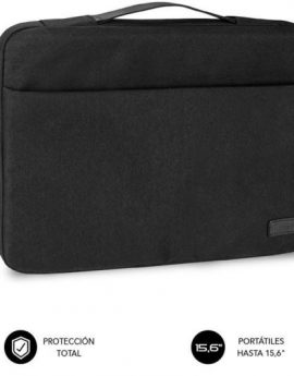Maletín Subblim Elegant Laptop Sleeve para Portátiles hasta 15.6'/ Negro