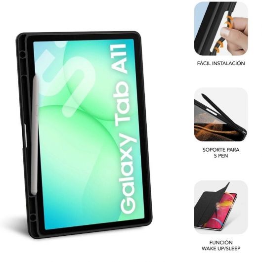 Funda Subblim Clear Shock Case para Samsung A11 8 Funda Subblim Clear Shock Case para Samsung A11 8.7'/ Negra