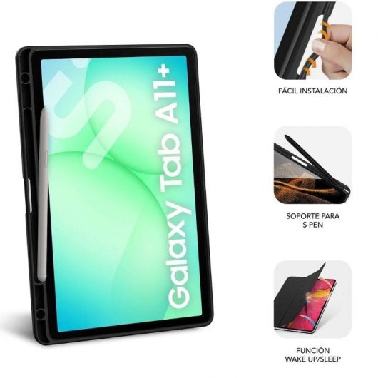 Funda Subblim Clear Shock Case para Samsung A11+/ Negra 3 Funda Subblim Clear Shock Case para Samsung A11+/ Negra