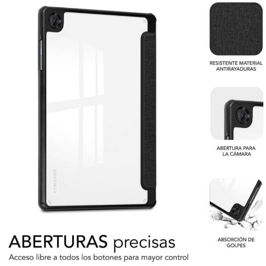 Funda Subblim Clear Shock Case para Samsung A11+/ Negra 4 Funda Subblim Clear Shock Case para Samsung A11+/ Negra