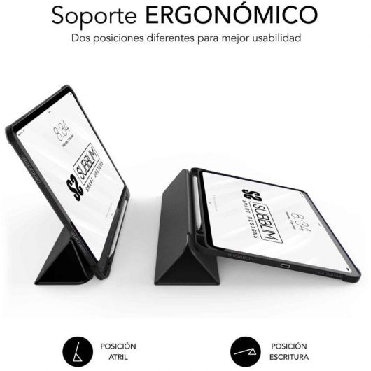 Funda Subblim Clear Shock para Tablet Samsung S9+/ FE 12 Funda Subblim Clear Shock para Tablet Samsung S9+/ FE 12.4'/ Negra