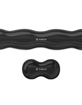 Pack de 2 Reposamuñecas Subblim Ergo Crystal Flex