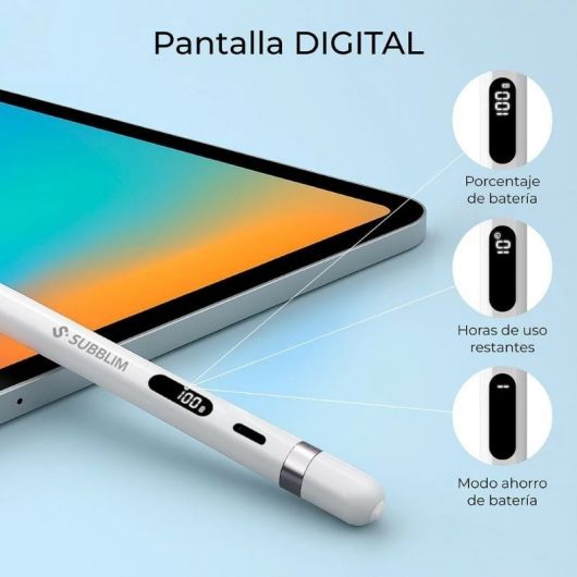 Lápiz Electrónico Subblim NoteFlow Pen para Android y Windows/ Blanco 3 Lápiz Electrónico Subblim NoteFlow Pen para Android y Windows/ Blanco
