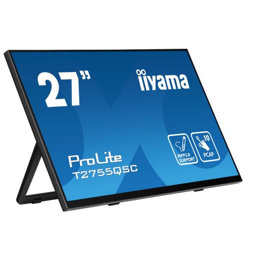 iiyama ProLite T2755QSC-B1 monitor 68 iiyama ProLite T2755QSC-B1 monitor 68.6 cm (27') 2560 x 1440 Pixeles FullHD LCD Pantalla táctil Negro