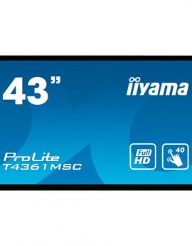 Iiyama Prolite T4361MSC-B1 Monitor Pantalla Táctil 43' Multi-touch Multi-usuario