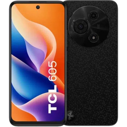 Smartphone TCL 605 4GB/ 128GB/ 6.7'/ Negro