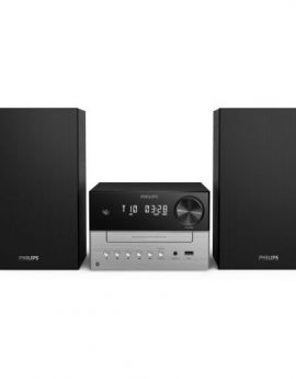 Microcadena de música Philips TAM3205M2/77 20W Bluetooth LE Audio FM CD USB Negro/Plata