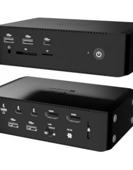 Base para portátil I-Tec Thunderbolt 5 Quattro Display Docking Station 140 W 4 monitores Reacondicionado