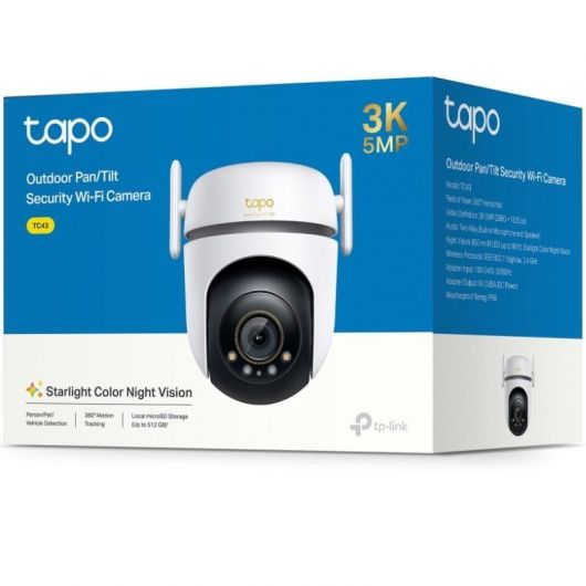 Cámara de Videovigilancia TP-Link Tapo TC43/ Visión Nocturna/ Control desde APP 5 Cámara de Videovigilancia TP-Link Tapo TC43/ Visión Nocturna/ Control desde APP