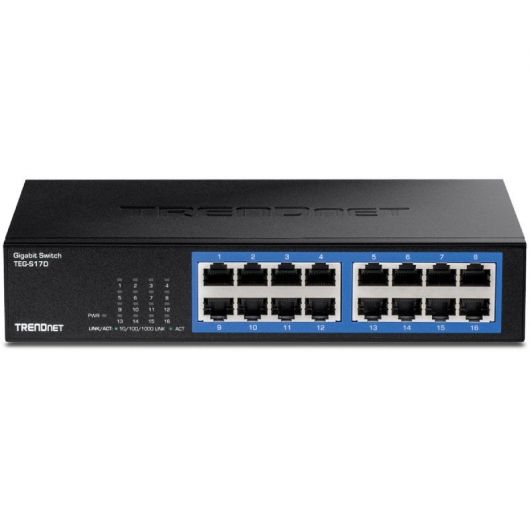 Switch TRENDnet TEG-S17D 16 Puertos/ RJ-45 Gigabit 10/100/1000 2 Switch TRENDnet TEG-S17D 16 Puertos/ RJ-45 Gigabit 10/100/1000