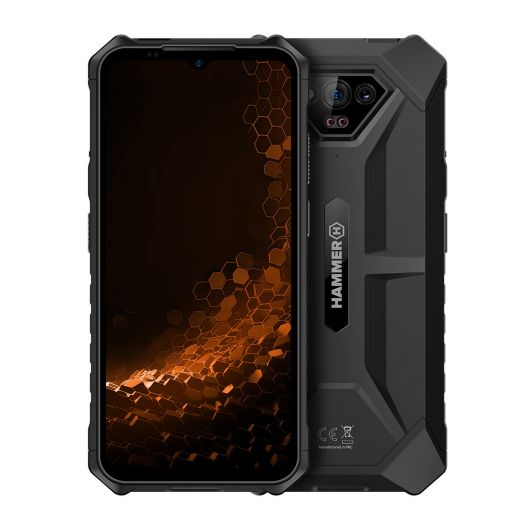 Telefono movil smartphone rugerizado Hammer Iron V 6GB + 6GB + 64GB negro