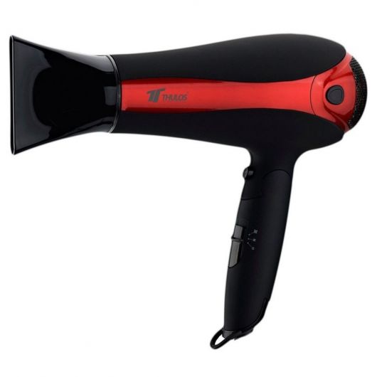 Secador de pelo Thulos TH-HD2000 Negro/Rojo 2000W ionico