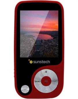 Reproductor MP4 Sunstech Thorn/ 4GB/ Pantalla 1.8'/ Radio FM/ Rojo