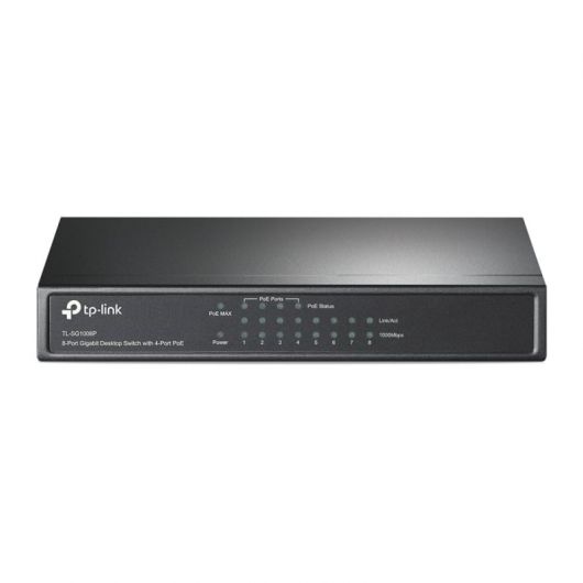 Switch TP-Link TL-SG1008P 8 Puertos/ RJ-45 10/100/1000 PoE - TL-SG1008P V2 2 Switch TP-Link TL-SG1008P 8 Puertos/ RJ-45 10/100/1000 PoE - TL-SG1008P V2