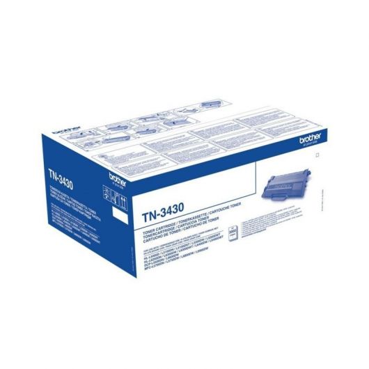 Tóner Original Brother TN-3430/ Negro 2 Tóner Original Brother TN-3430/ Negro