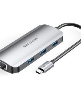 Docking USB Tipo-C Vention TOHHB/ 1xHDMI/ 3xUSB/ 1xRJ45/ 1xUSB Tipo-C PD