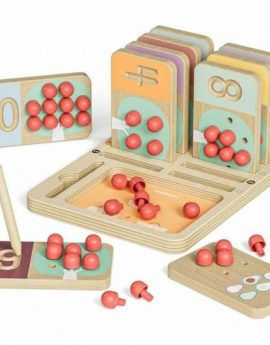 Juego educativo de madera Top Bright Cartas para Contar