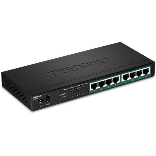 Switch TRENDnet TPE-TG83 8 Puertos/ RJ-45 Gigabit 10/100/1000 PoE