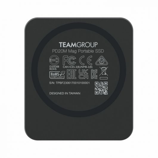 SSD Externo Team Group Team PD20M MAG 1TB Portable USB3 SSD Externo Team Group Team PD20M MAG 1TB Portable USB3.2 USB-C Negro