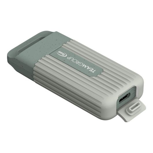 Team Group PD20 ECO Mini 1TB USB-C 3.2 Gen 2 (3.1 Gen 2) Gris/Turquesa
