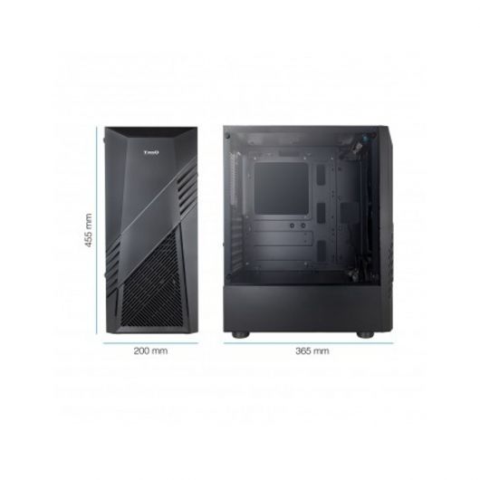 TooQ TQGCC102-B Biohazard Cristal Templado USB 3 TooQ TQGCC102-B Biohazard Cristal Templado USB 3.0 Negra