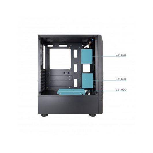 TooQ TQGCC102-B Biohazard Cristal Templado USB 3 TooQ TQGCC102-B Biohazard Cristal Templado USB 3.0 Negra