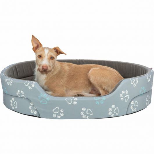 Cama para perro Trixie Jimmy Basic Oval Gris claro/Gris oscuro 75 × 65 cm 2 Cama para perro Trixie Jimmy Basic Oval Gris claro/Gris oscuro 75 × 65 cm