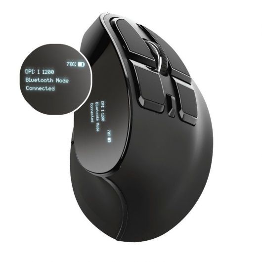 Ratón Ergonómico Inalámbrico por Bluetooth Trust Voxx/ Hasta 2400 DPI 3 Ratón Ergonómico Inalámbrico por Bluetooth Trust Voxx/ Hasta 2400 DPI