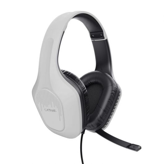 Auriculares Gaming con Micrófono Trust Gaming GXT 415 Zirox PS5/ Jack 3.5/ Blancos