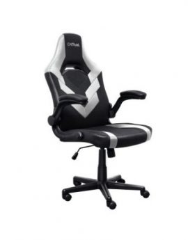 Trust GXT 703W RIYE Silla Gaming Negro/Blanco