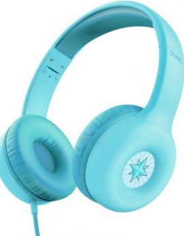 Auriculares Infantiles Trust Nouna Kids/ con Micrófono/ Azules