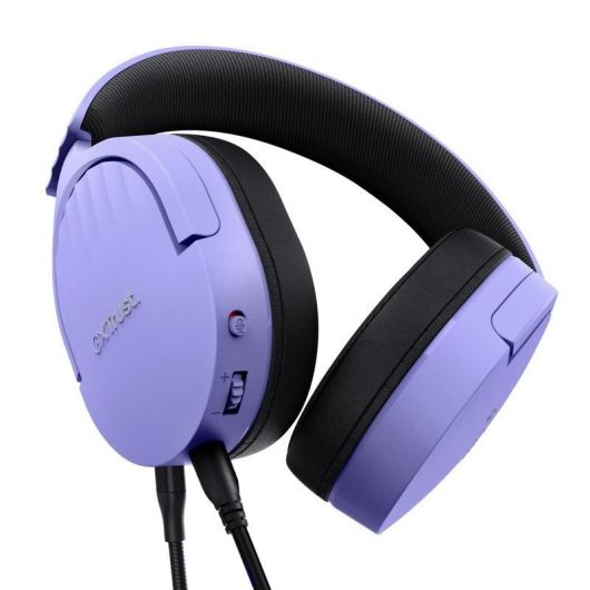 Auriculares Gaming con Micrófono Trust Gaming GXT 489 Fayzo/ Jack 3 Auriculares Gaming con Micrófono Trust Gaming GXT 489 Fayzo/ Jack 3.5/ Morados