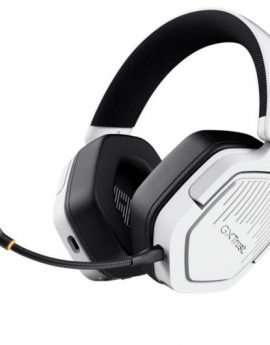 Auriculares Gaming Inalámbricos con Micrófono Trust Gaming GXT 493PS Carus PS5/ Jack 3.5/ Bluetooth/ Blancos
