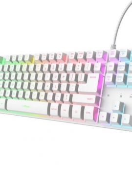 Teclado Gaming Trust Gaming GXT 833 Thado TKL 25896/ Blanco