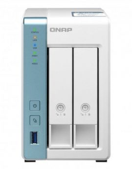 NAS QNAP TS-231P3-2G / 2 Bahías 3.5'- 2.5'/ 2GB DDR3/ Formato Torre
