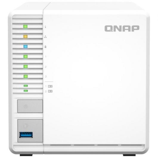 NAS QNAP TS-364-8G/ 3 Bahía 3.5'-2 NAS QNAP TS-364-8G/ 3 Bahía 3.5'-2.5'/ 8GB DDR4/ Formato Torre