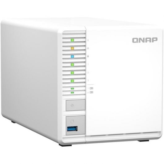NAS QNAP TS-364-8G/ 3 Bahía 3.5'-2 NAS QNAP TS-364-8G/ 3 Bahía 3.5'-2.5'/ 8GB DDR4/ Formato Torre