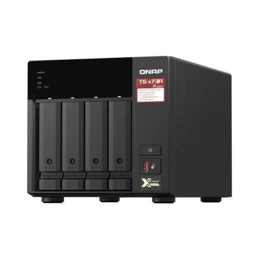 NAS QNAP TS-473A-8G/ 4 Bahías 3.5'- 2 NAS QNAP TS-473A-8G/ 4 Bahías 3.5'- 2.5'/ 8GB DDR4/ Formato Torre