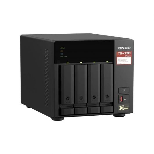 NAS QNAP TS-473A-8G/ 4 Bahías 3.5'- 2 NAS QNAP TS-473A-8G/ 4 Bahías 3.5'- 2.5'/ 8GB DDR4/ Formato Torre