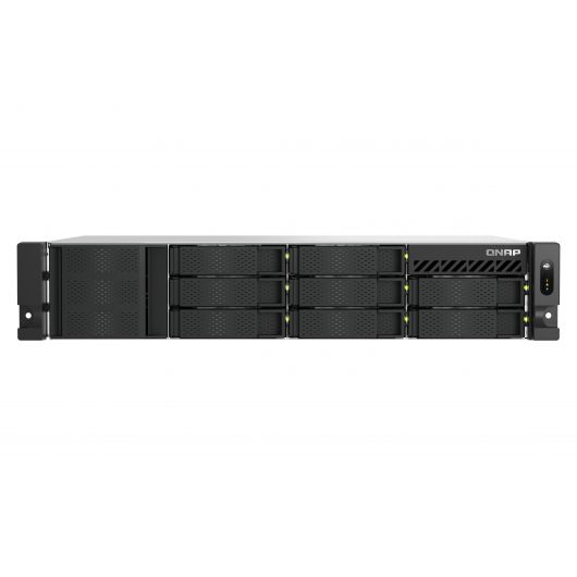 QNAP TS-855EU-8G NAS Bastidor (2U) Intel Atom C5125 8GB DDR4 0TB QuTS hero Negro