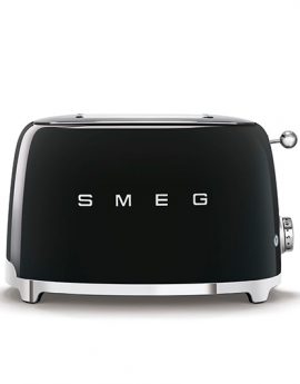 Smeg TSF01BLEU Tostadora 2 Rebanadas 950W Negro