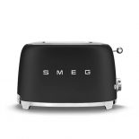 Smeg TSF01BLMEU Tostadora 2 Rebanadas 950W Negro Mate