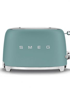 Smeg TSF01EGMEU Tostadora 2 Rebanadas 950W Verde Esmeralda