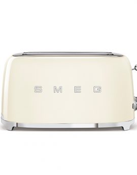 Smeg TSF02CREU Tostadora 2 Ranuras Largas 1500W Crema