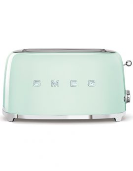 Smeg TSF02PGEU Tostadora 2 Ranuras Largas 1500W Verde Pastel